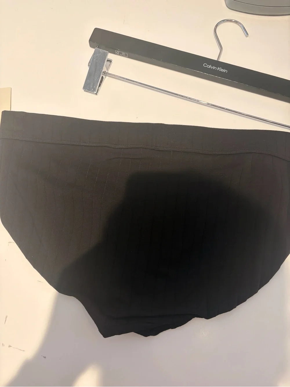 Calvin Klein Men's  low hip briefs  new micro fiber black smooth cotton